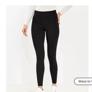 Women's Black High-Waisted Leggings